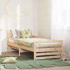 Stella Homewares Extendable Bed Frame for Kids Other Brown 80 x 130 / 165 / 200 cm