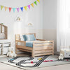 Stella Homewares Extendable Bed Frame for Kids Other Brown 80 x 130 / 165 / 200 cm