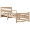 Stella Homewares Extendable Bed Frame for Kids Other Brown 80 x 130 / 165 / 200 cm