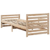 Stella Homewares Extendable Bed Frame for Kids Other Brown 80 x 130 / 165 / 200 cm