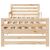 Stella Homewares Extendable Bed Frame for Kids Other Brown 80 x 130 / 165 / 200 cm