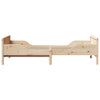 Stella Homewares Extendable Bed Frame for Kids Other Brown 80 x 130 / 165 / 200 cm