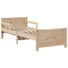 Stella Homewares Extendable Bed Frame for Kids Other Brown 80 x 130 / 165 / 200 cm