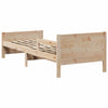 Stella Homewares Extendable Bed Frame for Kids Other Brown 80 x 130 / 165 / 200 cm
