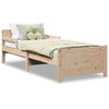 Stella Homewares Extendable Bed Frame for Kids Other Brown 80 x 130 / 165 / 200 cm