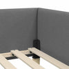 Stella Homewares Corner Bed Frame Other with Headboard Dark grey 90 x 190 cm