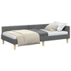 Stella Homewares Corner Bed Frame Other with Headboard Dark grey 90 x 190 cm