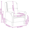 Stella Homewares Black Armchair Black Fabric, Wood Standard Ergonomic