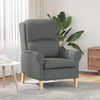 Stella Homewares Modern Armchair Dark Grey Fabric, Wood Medium Durable Armchair