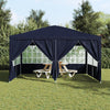 Stella Homewares Party Tent with 8 Sidewalls Blue 4x4 m PE