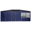 Stella Homewares Party Tent with 10 Sidewalls Blue 6x4 m PE
