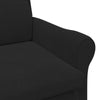 Stella Homewares Black Armchair Black Fabric, Wood Standard Ergonomic