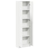 Stella Homewares Wardrobe White 55x25x189 cm Engineered Wood