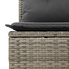 Stella Homewares 10 Piece Garden Dining Set with Cushions in Grey Poly Rattan Acacia