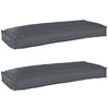 Stella Homewares Chair & Sofa Cushions Anthracite Polyester Large Removable Covers