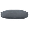Stella Homewares Pallet Cushion for Backrest Anthracite 70x40x12 cm Oxford Fabric