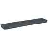 Stella Homewares Pallet Cushion for Bench Anthracite 200x40x8 cm Oxford Fabric