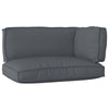 Stella Homewares 3 Piece Pallet Cushion Set Anthracite Oxford Fabric