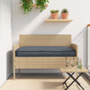 Stella Homewares Outdoor Cushion Anthracite Polyester Standard Removable Covers