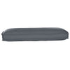 Stella Homewares Outdoor Cushion Anthracite Polyester 120 x 12 x 50 cm Durable