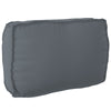 Stella Homewares Pallet Cushion for Backrest Anthracite 70x40x12 cm Oxford Fabric