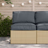Stella Homewares Outdoor Cushion Anthracite Polyester Medium Removable Covers