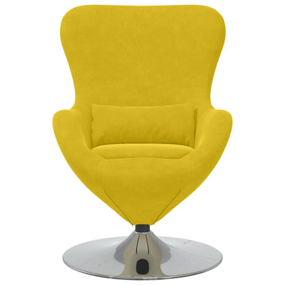 Stella Homewares Egg Chair Yellow Velvet