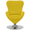 Stella Homewares Egg Chair Yellow Velvet