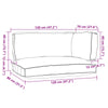 Stella Homewares 3 Piece Pallet Cushion Set Anthracite Oxford Fabric