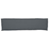 Stella Homewares Outdoor Cushion Anthracite Polyester Regular Tough