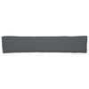 Stella Homewares Pallet Cushion for Bench Anthracite 200x40x8 cm Oxford Fabric