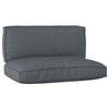 Stella Homewares Pallet Cushion Set Set of 2 Anthracite Polyester Standard