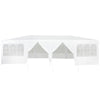 Stella Homewares Party Tent with 12 Sidewalls White 8x4 m PE