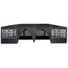 Stella Homewares Party Tent with 12 Sidewalls Anthracite 8x4 m PE