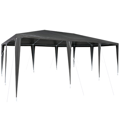Stella Homewares Party Tent Anthracite 6x4 m PE