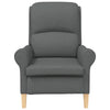 Stella Homewares Modern Armchair Dark Grey Fabric, Wood Medium Durable Armchair