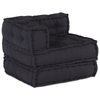 Stella Homewares Modular Pouffes - Set of 2 in Anthracite Fabric