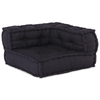 Stella Homewares Modular Pouffes 3 pcs in Anthracite Fabric