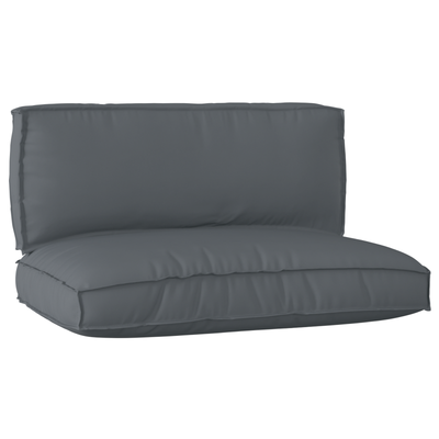Stella Homewares 2 Piece Pallet Cushion Set Anthracite Oxford Fabric