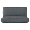 Stella Homewares 2 Piece Pallet Cushion Set Anthracite Oxford Fabric
