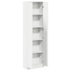 Stella Homewares Wardrobe White 55x25x189 cm Engineered Wood
