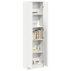 Stella Homewares Wardrobe White 55x25x189 cm Engineered Wood