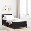 Stella Homewares Box Spring Bed with Mattress Black King Single Velvet