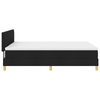 Stella Homewares Box Spring Bed with Mattress & LED Black Full Velvet