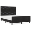 Stella Homewares Bed Frame Black Queen Velvet