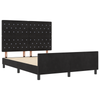 Stella Homewares Bed Frame Black Queen Velvet