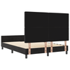 Stella Homewares Bed Frame Black Queen Velvet