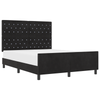 Stella Homewares Bed Frame Black Queen Velvet