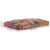 Stella Homewares Patchwork Fabric Pallet Sofa Cushion