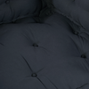 Stella Homewares Pallet Sofa Cushion with Arm and Back Support - Anthracite Fabric